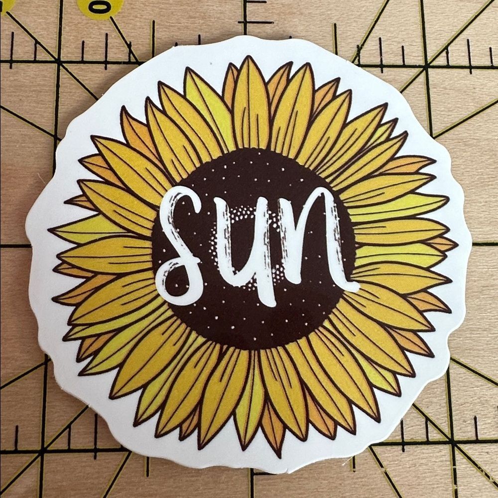 💜13/$13 +Bundle Sticker Sale | Sunshine Sunflower Flowers Waterproof Sticker